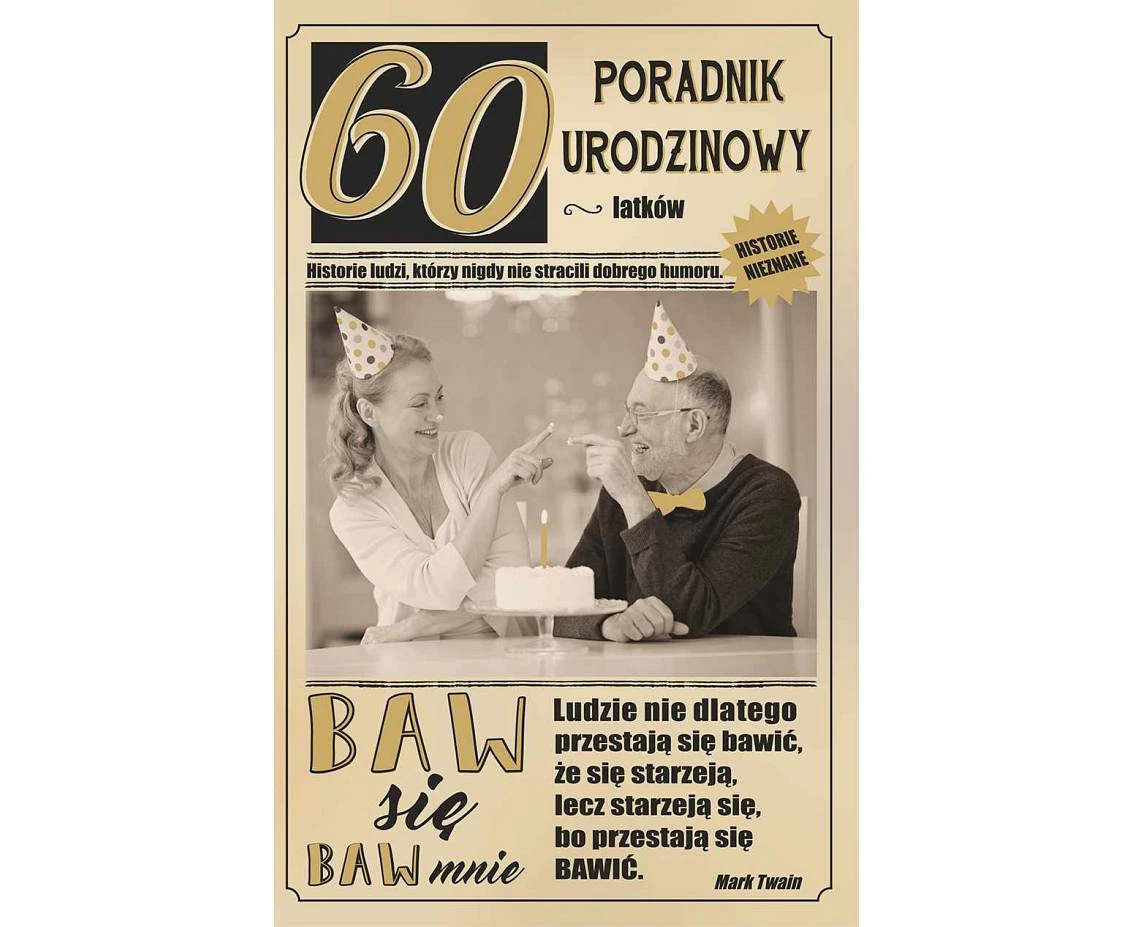 Birthday Card 60th Birthday, Couple, 13x20,5 cm
